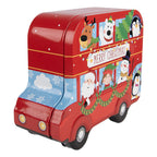 Bewaarblik 19x15x7 cm Rood Metaal