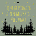 Cadeaukaartje – “Fijne kerstdagen & een gelukkig nieuwjaar” – 20 Stuks