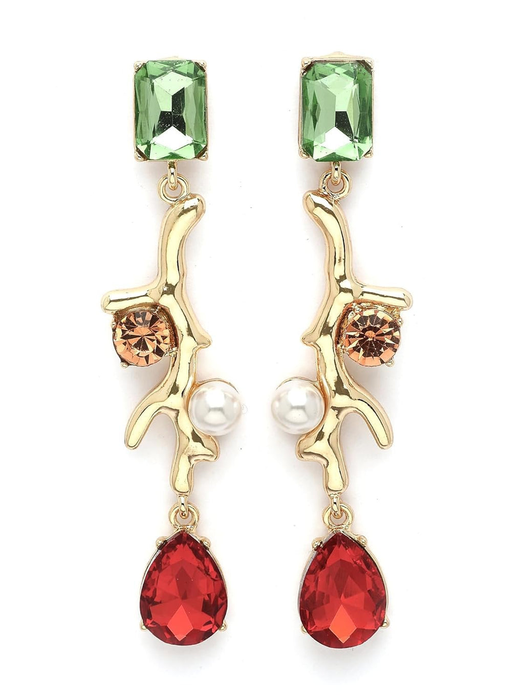Eigentijdse oorbellen – Vergulde mode-sieraden – Damesaccessoires