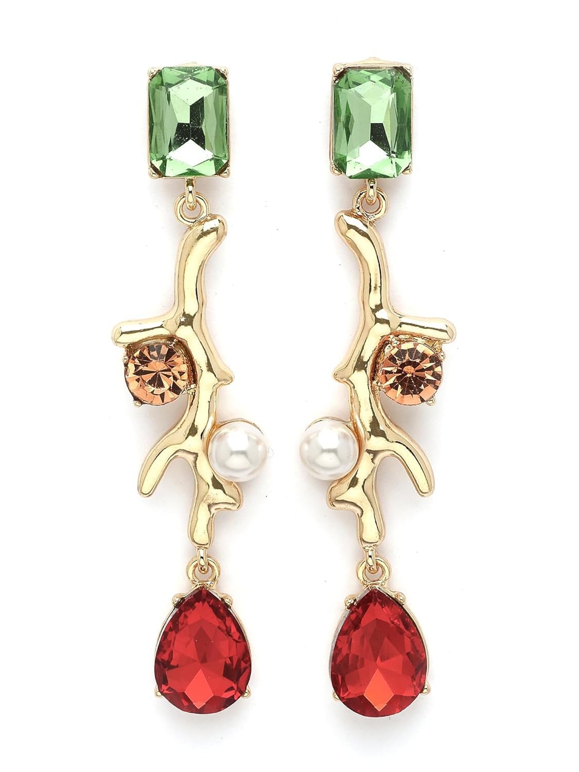 Eigentijdse oorbellen – Vergulde mode-sieraden – Damesaccessoires