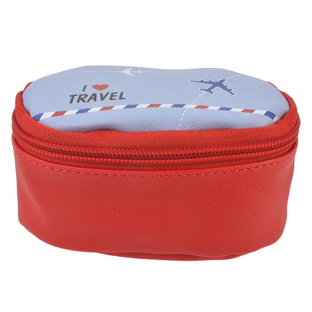Toilettas Dames 12x8x6 cm Rood Polyester
