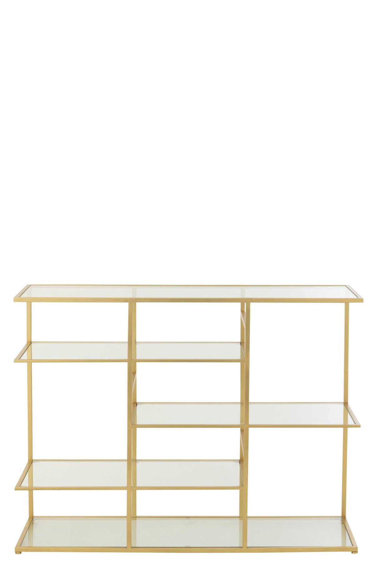 J-Line console - ijzer/glas - goud