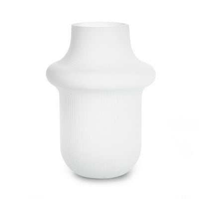 Vaas 'philou' mat wit h20 d15 cm