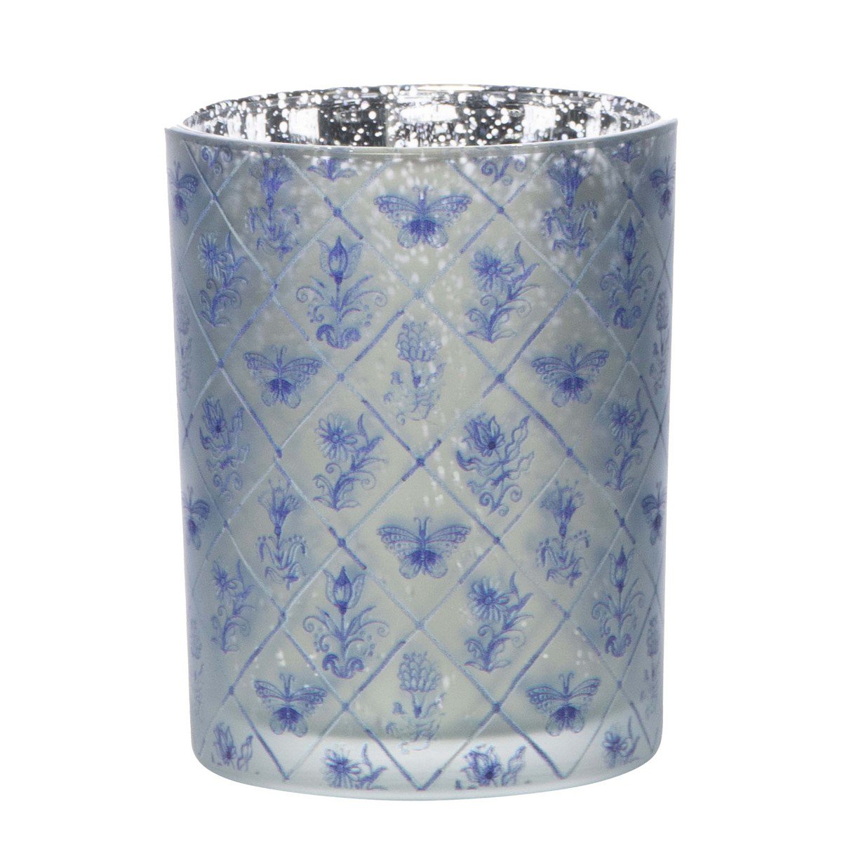 Theelichthouder delfts blauw medium 12cm