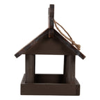 Vogelvoederhuisje 17x25x21 cm Bruin Hout