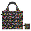 Loqi Bag Large - Love Life Black gerecycled