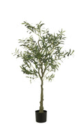 J-Line Olijfboom Pot Kunstmatig Groen Small