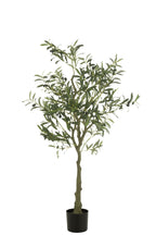 J-Line Olijfboom Pot Kunstmatig Groen Small