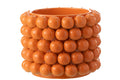 J-Line Bloempot Sinaasappels Keramiek Oranje Extra Large
