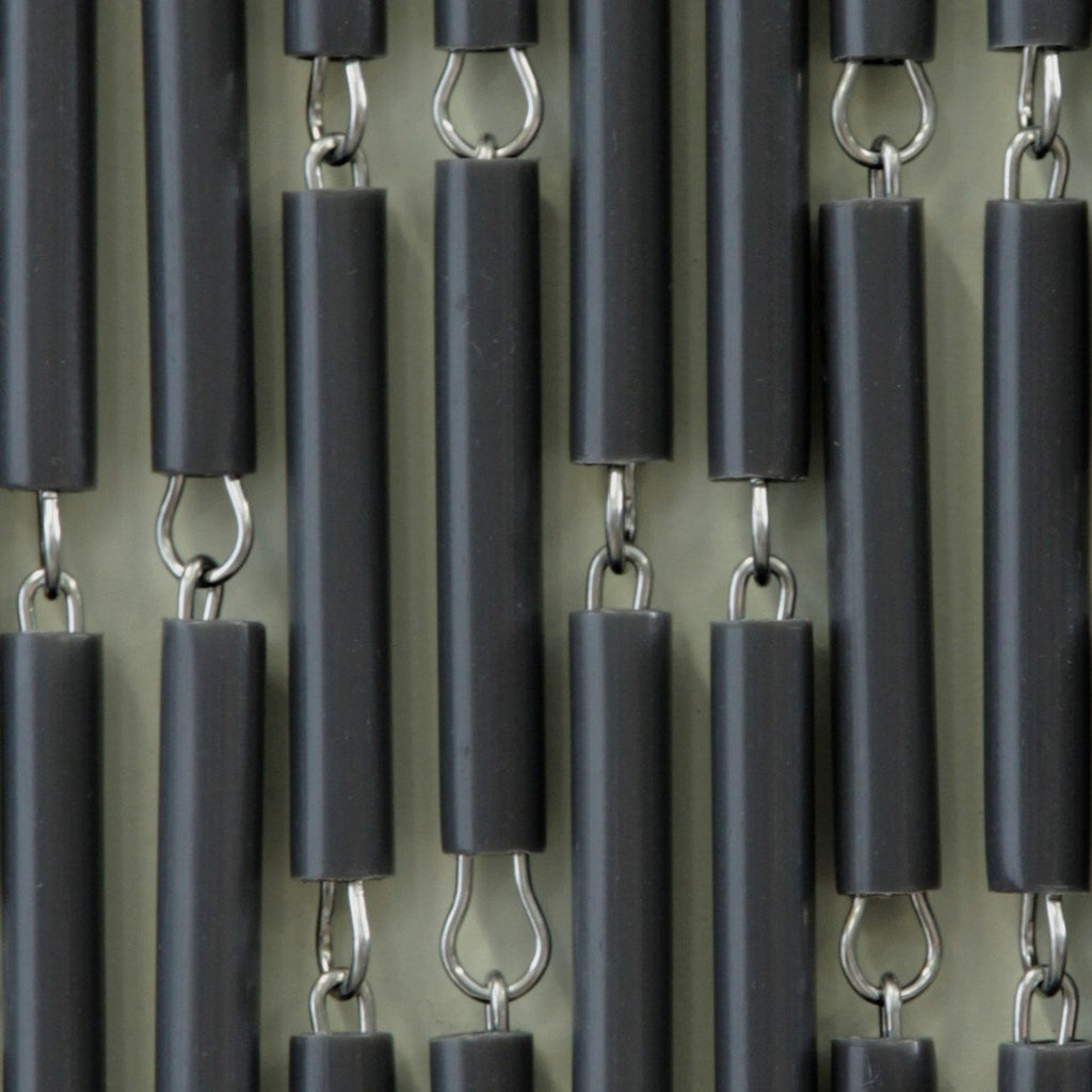 Vliegengordijn Verspringend antraciet 100x232 cm