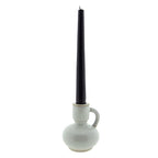 Kandelaar 14 cm Beige Porselein Kaarsenstandaard