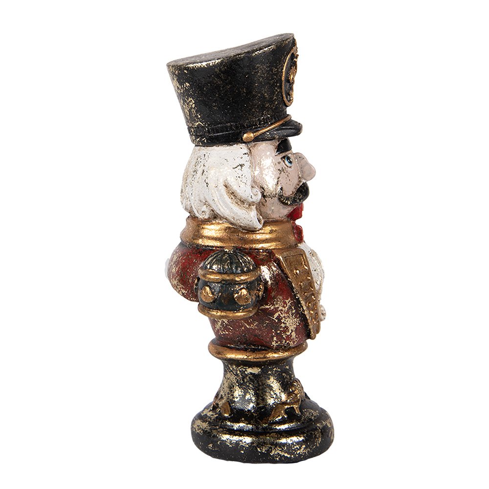 Kerstdecoratie Beeld Notenkraker 9x6x15 cm Rood Kunststof