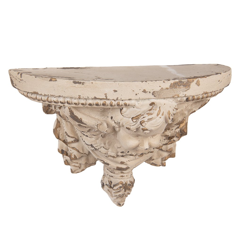 Wanddecoratie 33x14x21 cm Beige Keramisch materiaal