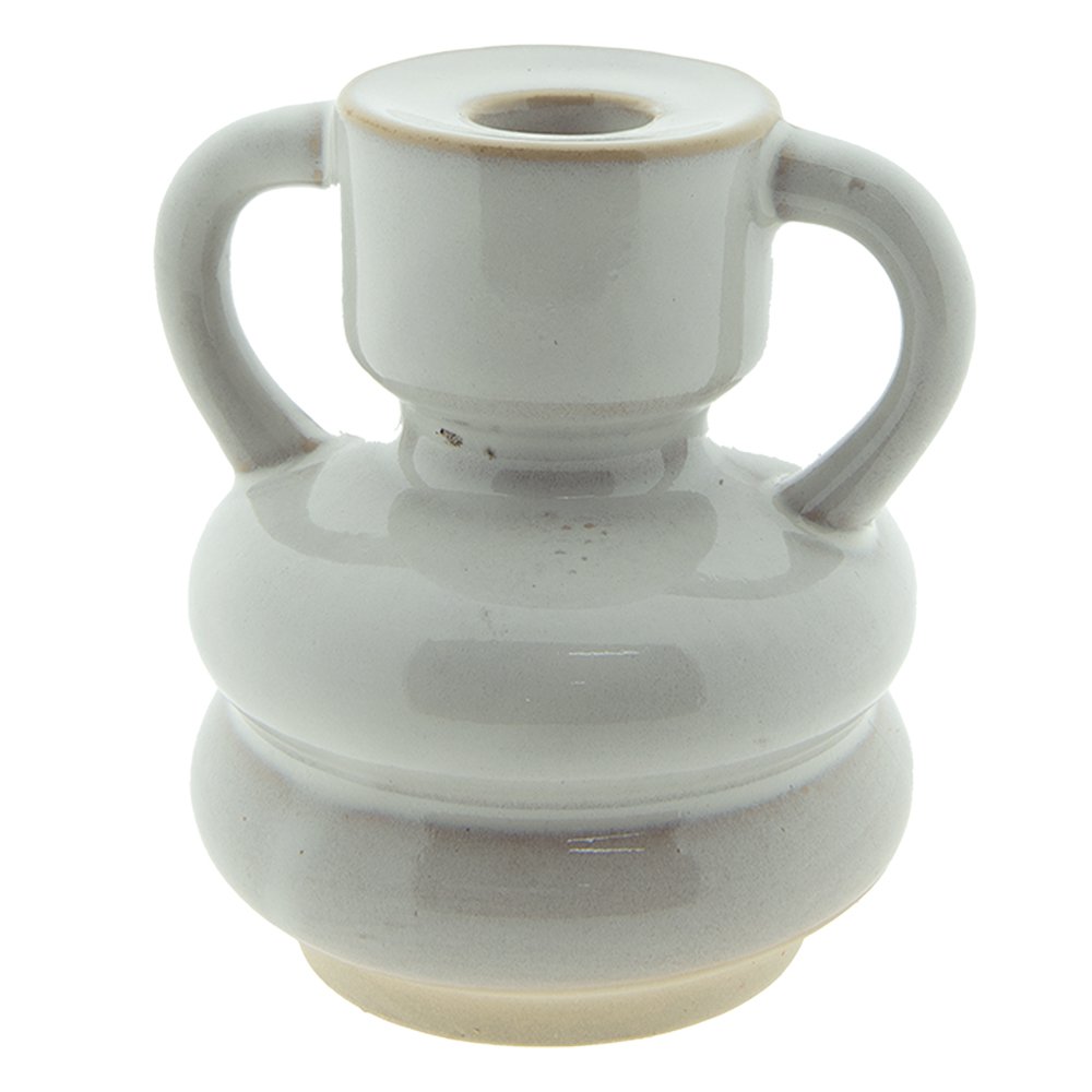 Kandelaar 9 cm Beige Porselein Kaarsenstandaard