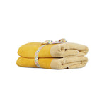 Badhanddoek 50x100cm zonnig geel Pixie - Set van 2