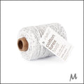 Lurex twist koord - Wit