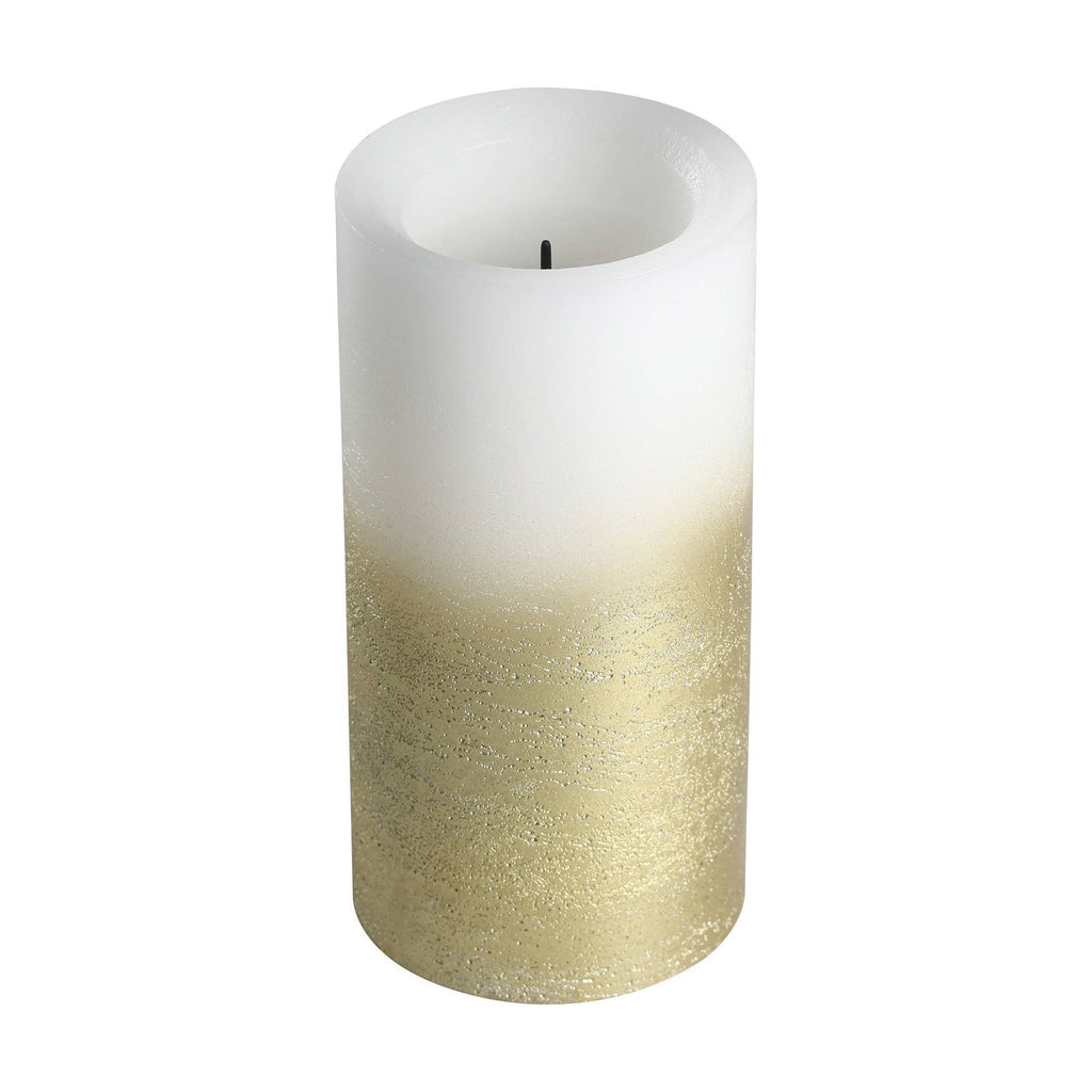 LED Kaars Amboriala Goud 8x15 cm