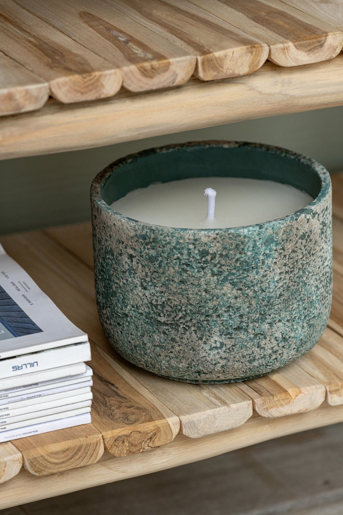 J-Line buitenkaars Rond - blauw - M - 31U