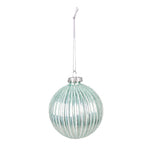 Kerstbal Set van 2 Ø 8 cm Groen Glas Kerstdecoratie