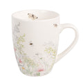 Mok 350 ml Wit Porselein Bloemen Drinkbeker