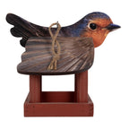 Vogelvoederhuisje 17x25x21 cm Rood Hout