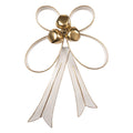 Decoratie Strik 27x7x39 cm Wit Metaal