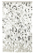 J-Line gordijn Vierkant - pvc - zilver
