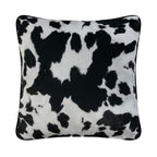 Royal Velvet kussen koe zwart 50x50 cm
