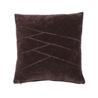 Uneven Pintuck kussen bruin 45x45cm