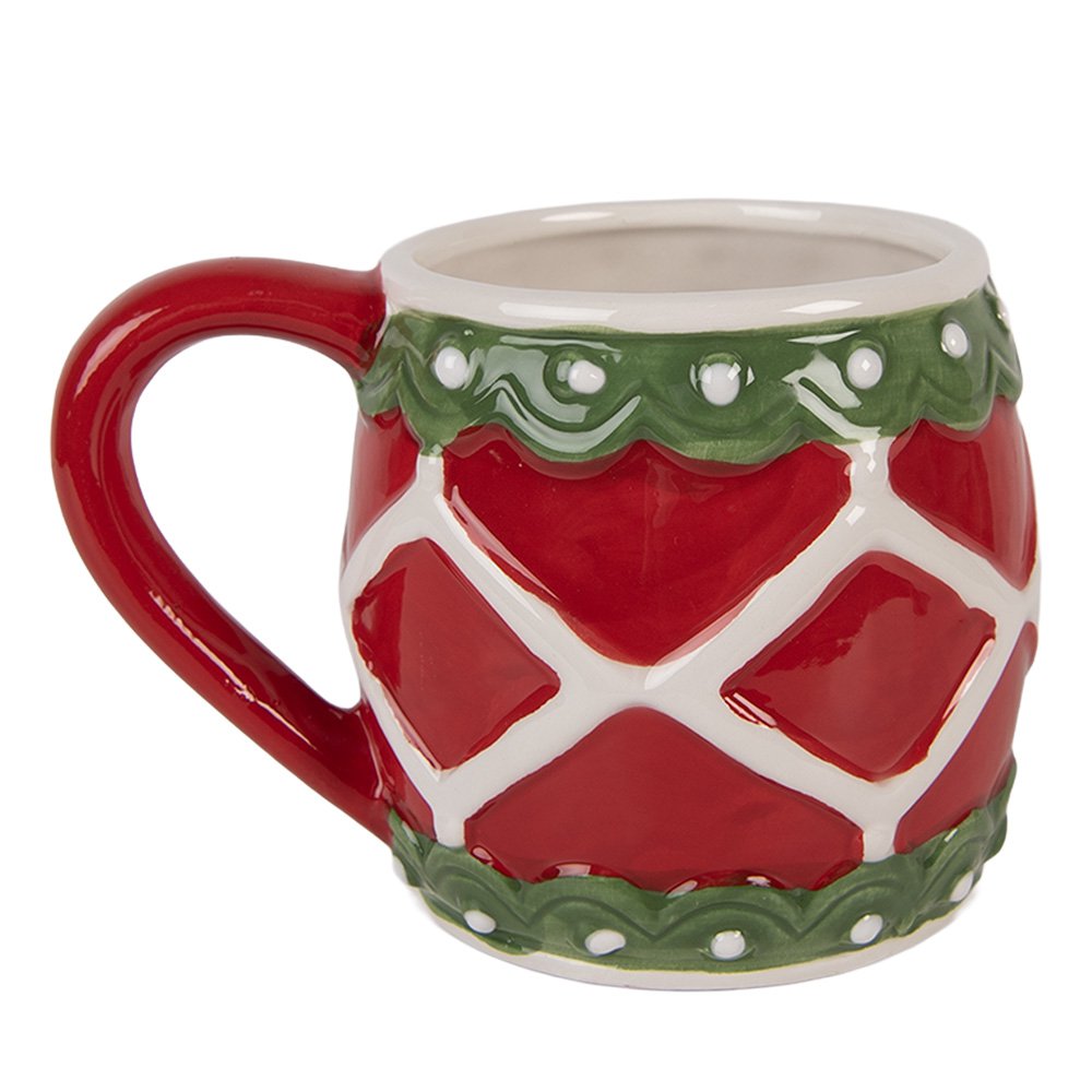 Mok 375 ml Rood Keramiek