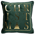 Textino Christmas - Kussen 45x45 cm - Kerstmis - Bergzicht - Groen