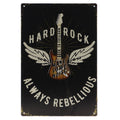 Hard Rock Retro Wandbord 30x20