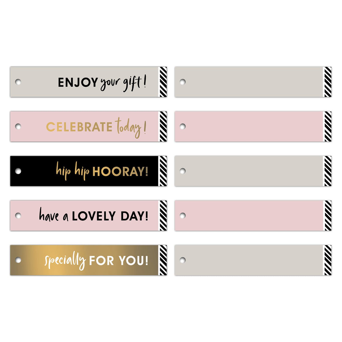 Perfect basics ribbon - Cadeaulabels 100 stuks