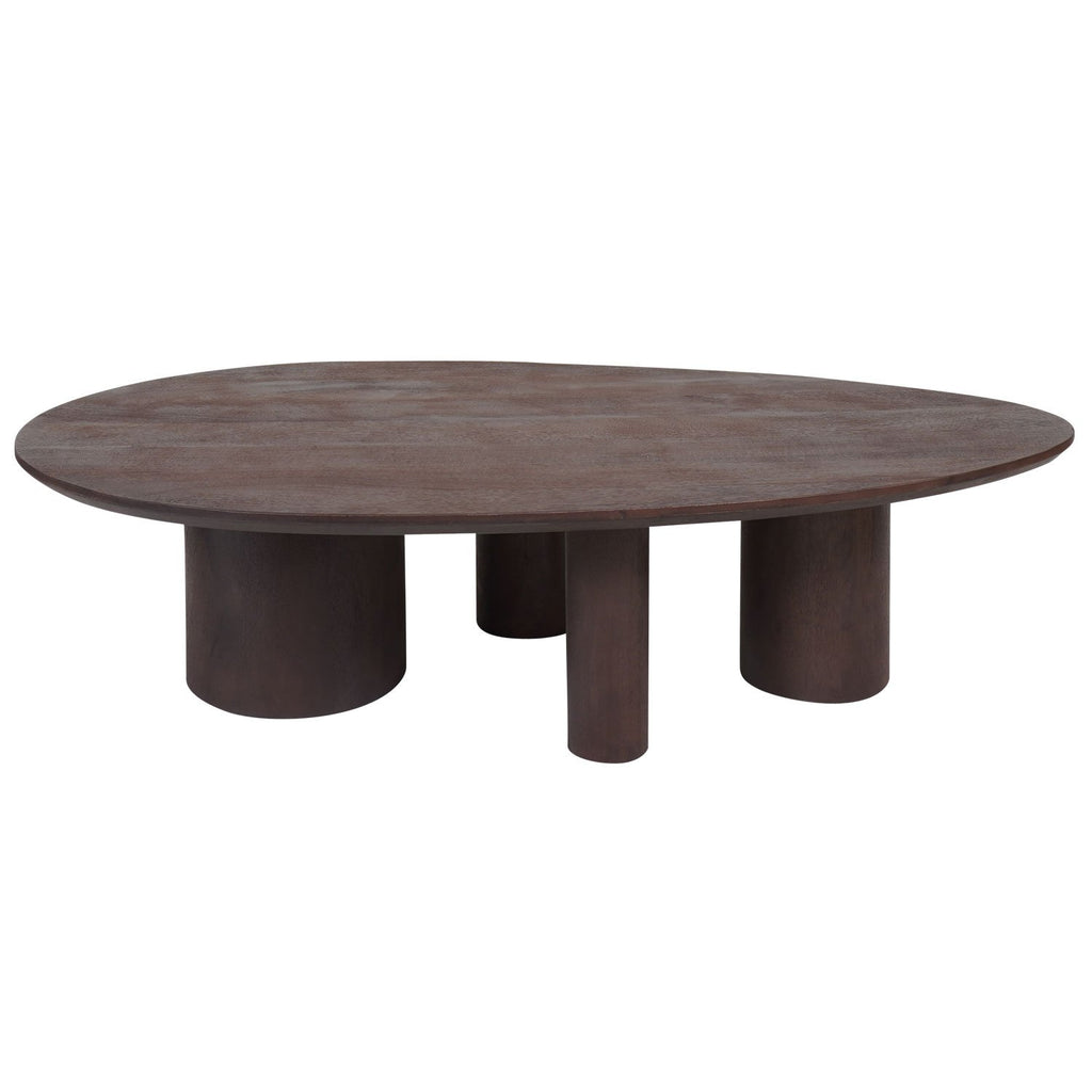 Salontafel Amir 140 x 80 cm - Espresso Mangohout