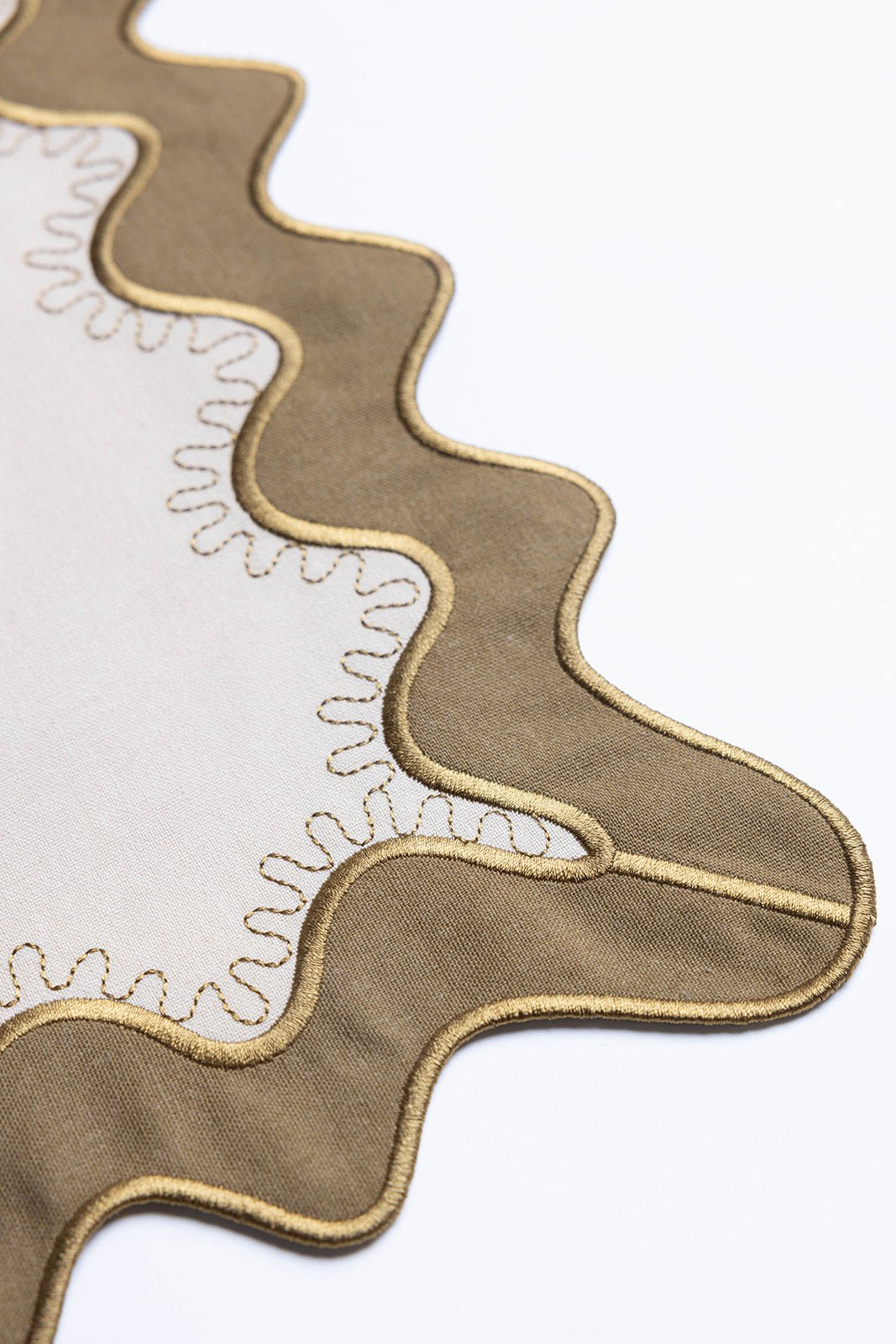 Gisèle Sint-Jacobsservetten met geborduurd detail (set van 2)