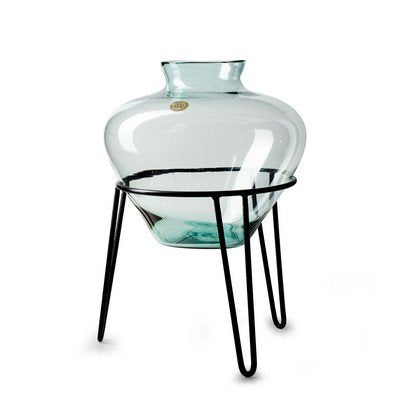 Eco vaas op standaard 'jim' h35 d38 cm