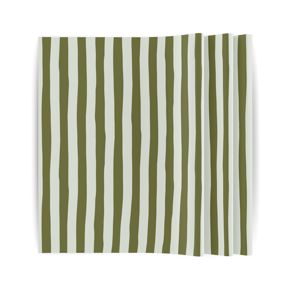 Lazy Stripes - Zijdepapier vellen 50x70cm - groen
