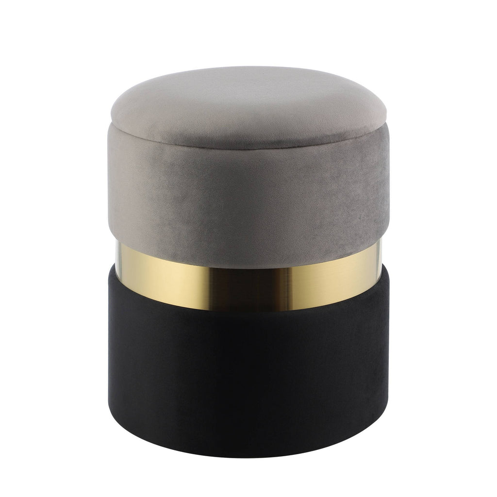 Hocker Mashike Zwart 36x44 cm