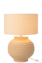 J-Line lamp - terracotta - beige
