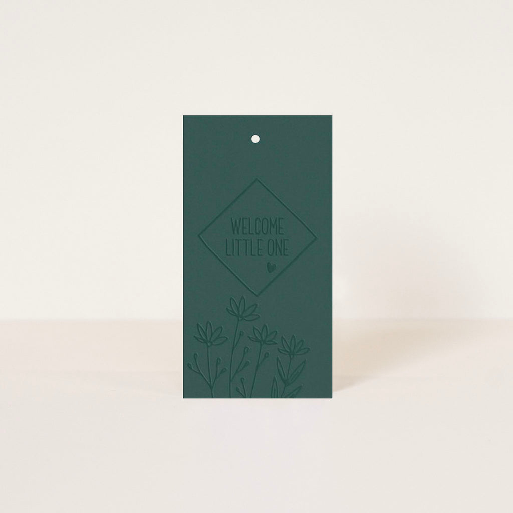 Label 'welcome little one'