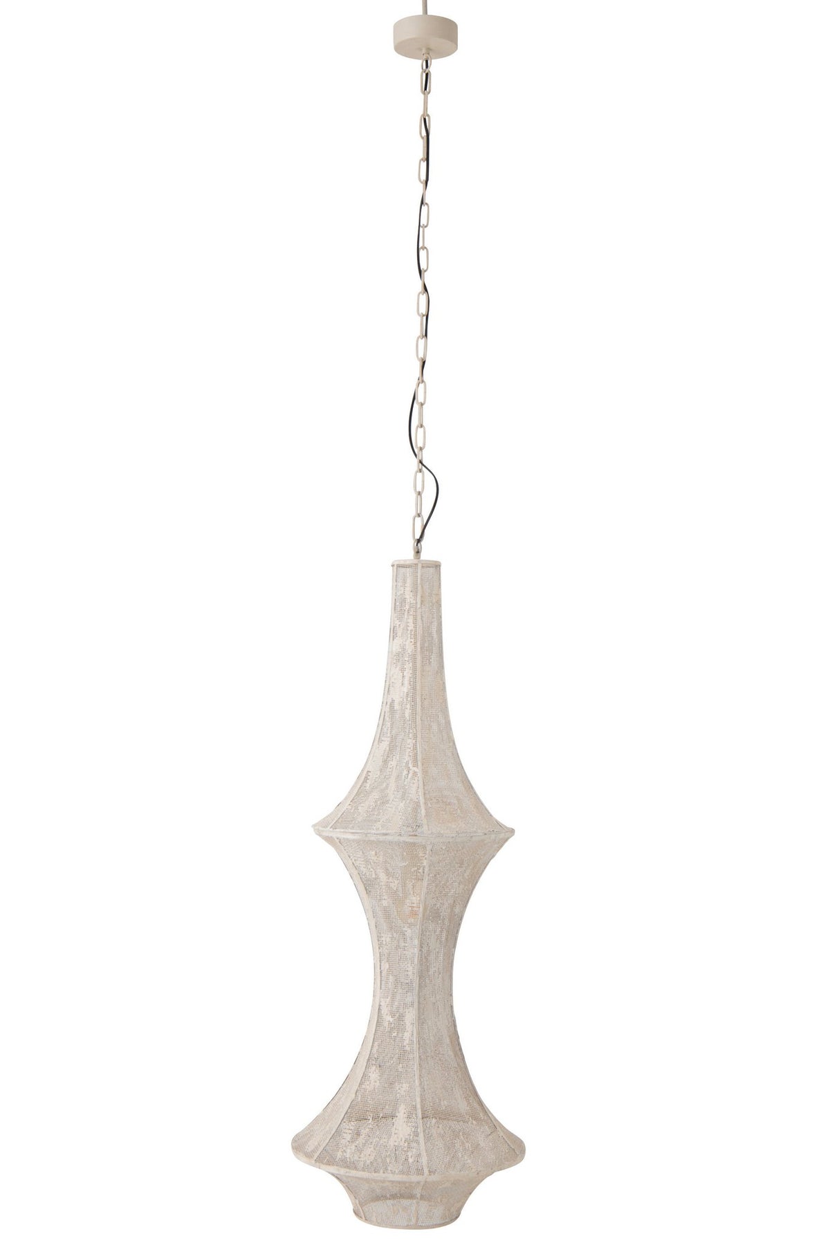 J-Line hanglamp Obi - ijzer - wit