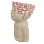 Bloempot 16x15x25 cm Beige Terracotta
