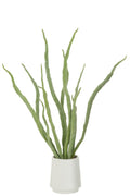 J-Line Vetplant In Pot Kunstmatig Groen