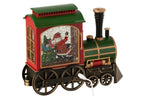 J-Line decoratie Trein + Muziek Kerstman - kunststof - mix - LED