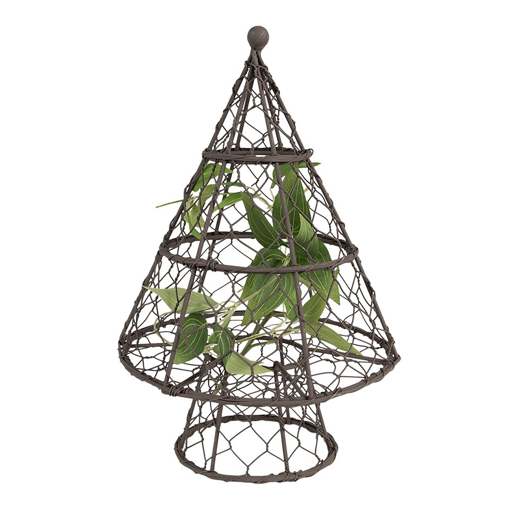 Decoratie Kerstboom Ø 21x33 cm Bruin Metaal