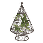 Decoratie Kerstboom Ø 21x33 cm Bruin Metaal