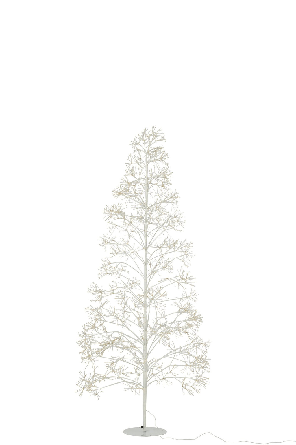 J-Line decoratie Boom 2700 Led - metaal - wit - M