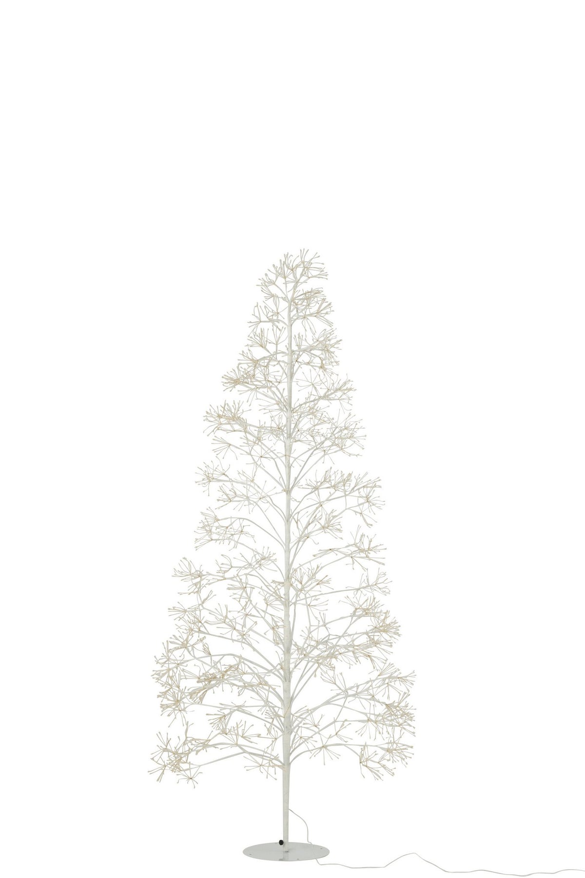 J-Line decoratie Boom 2700 Led - metaal - wit - M