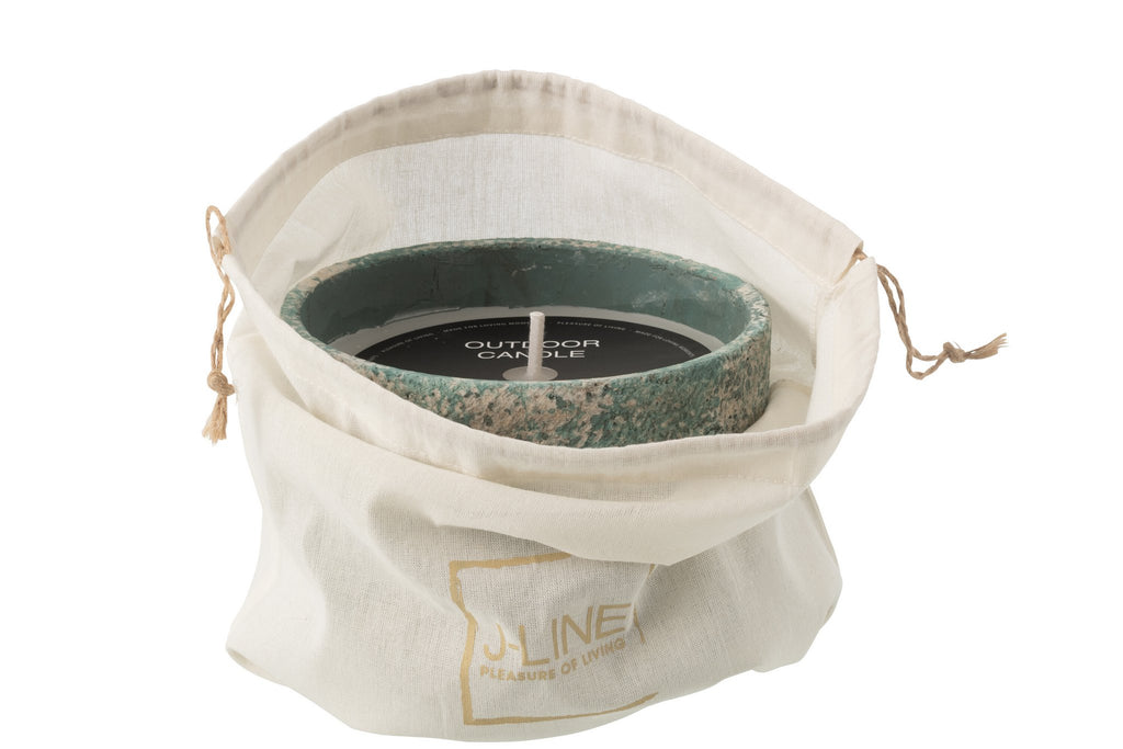 J-Line buitenkaars Rond - blauw - M - 31U