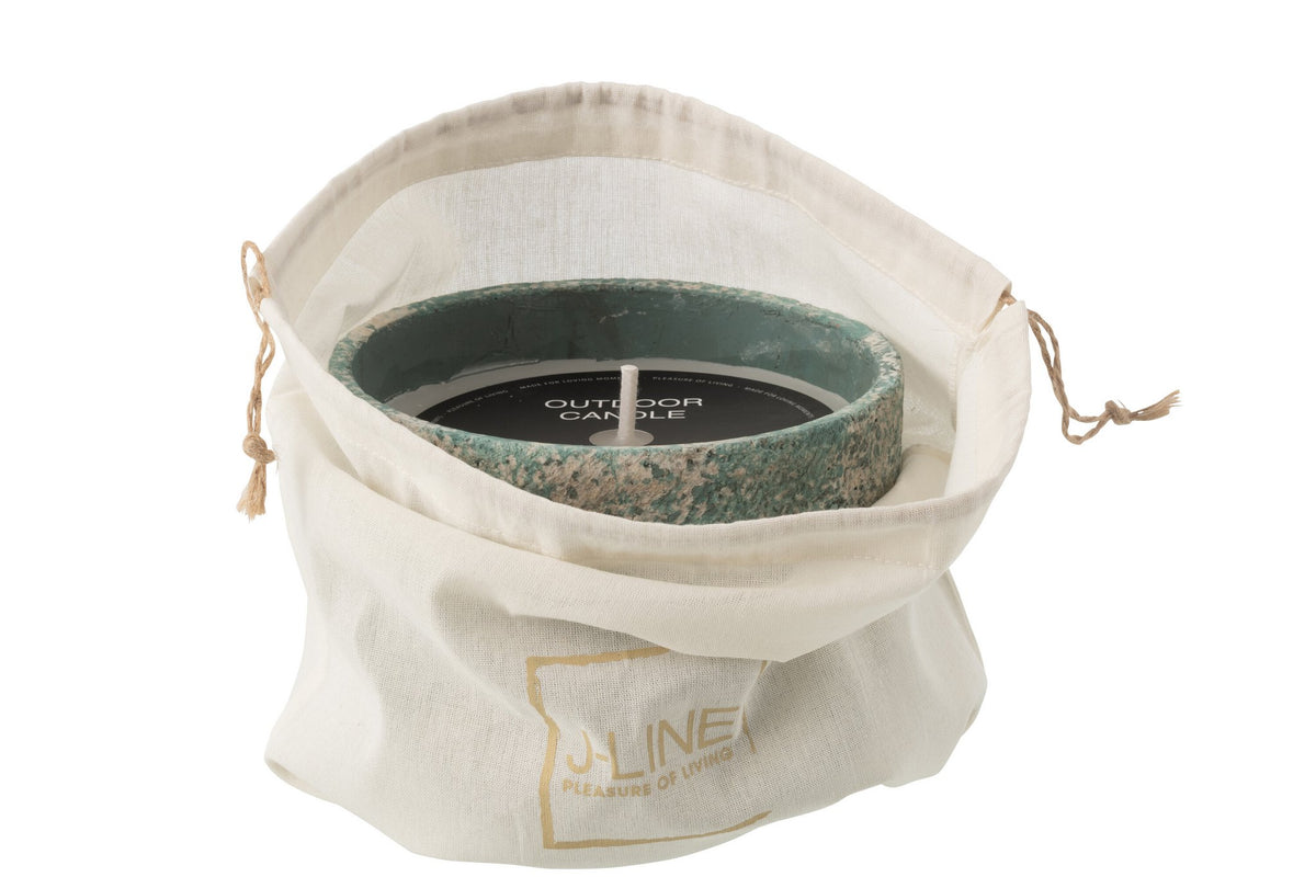 J-Line buitenkaars Rond - blauw - M - 31U